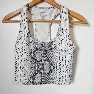 EUC EVOLUTION AND CREATION EVCR SNAKESKIN LIGHT IMPACT ACTIVEWEAR BRA SIZE M